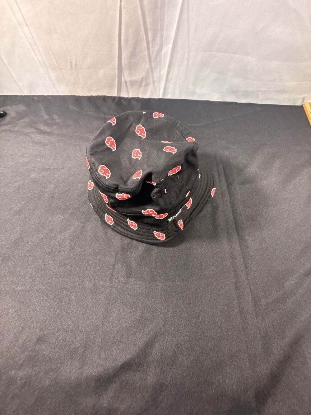 Hypland x Naruto Akatsuki Cloud All-Over Print Black Bucket Hat